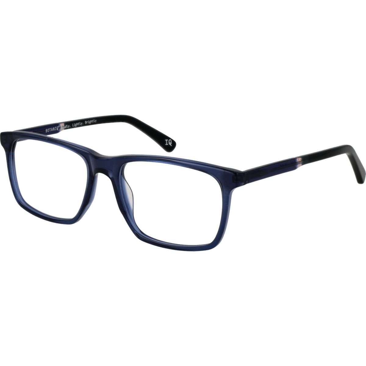 Rechteckige Blaue Acetat Vollrandbrille