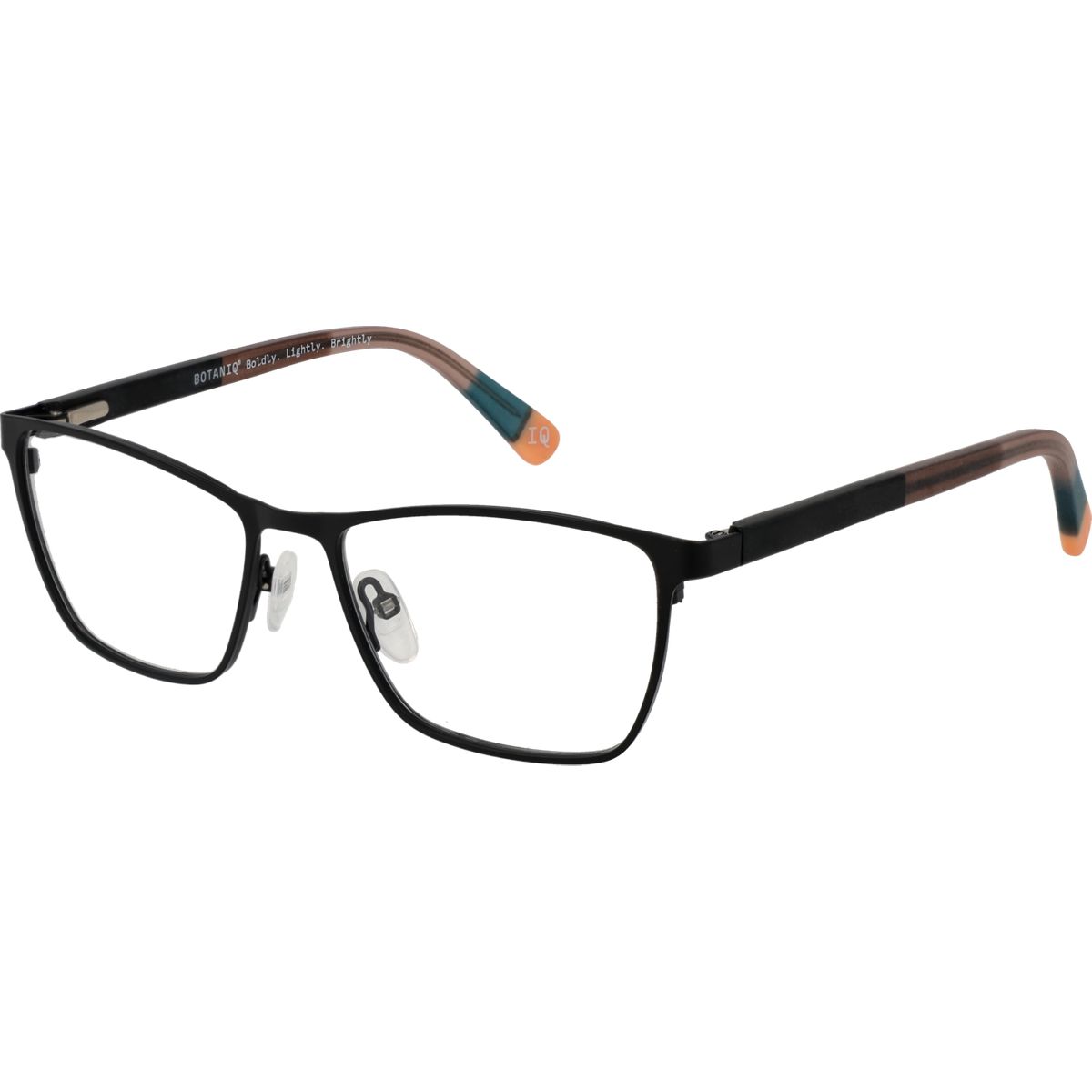 Rechteckige Metall Vollrandbrille