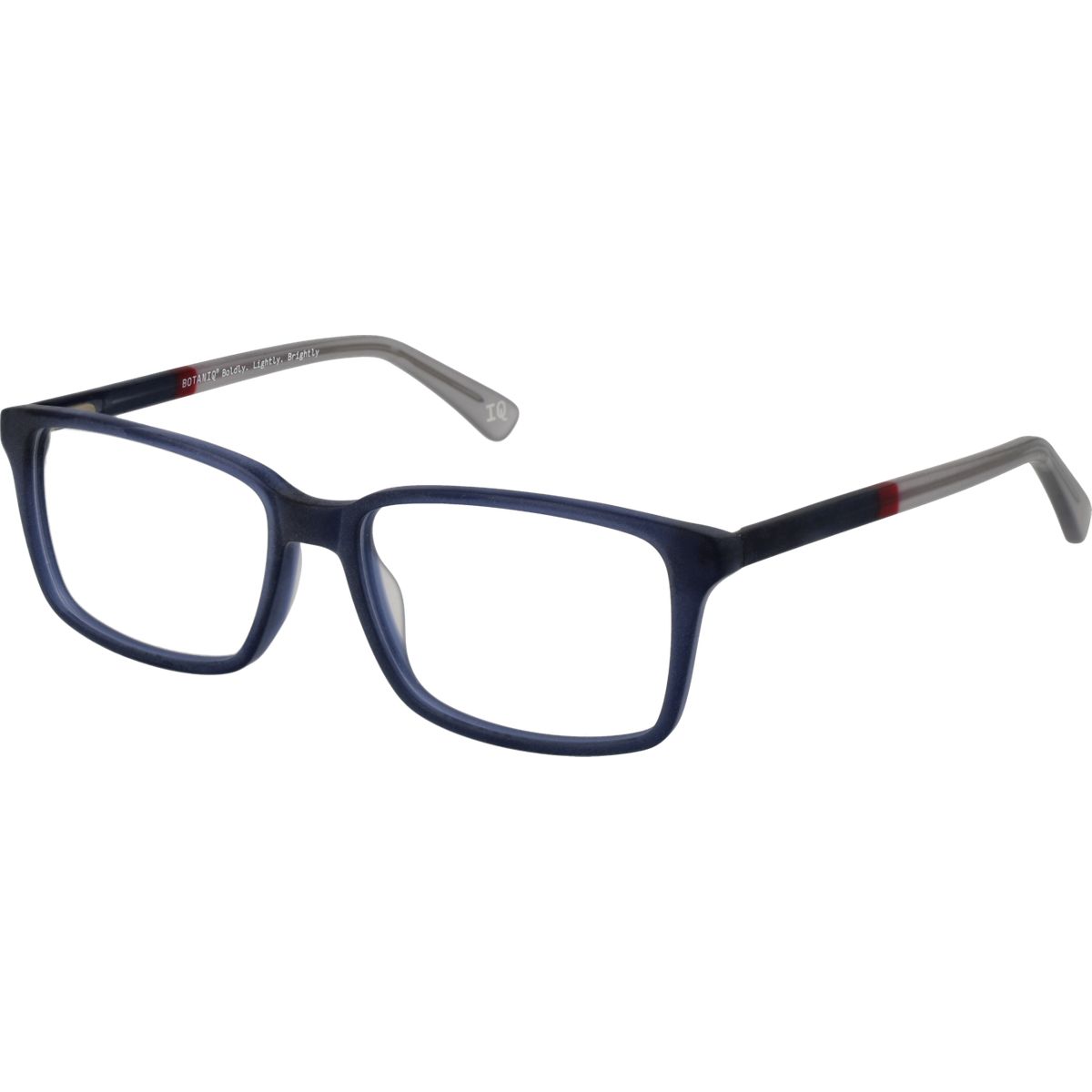 Rechteckige Vollrandbrille in Blau