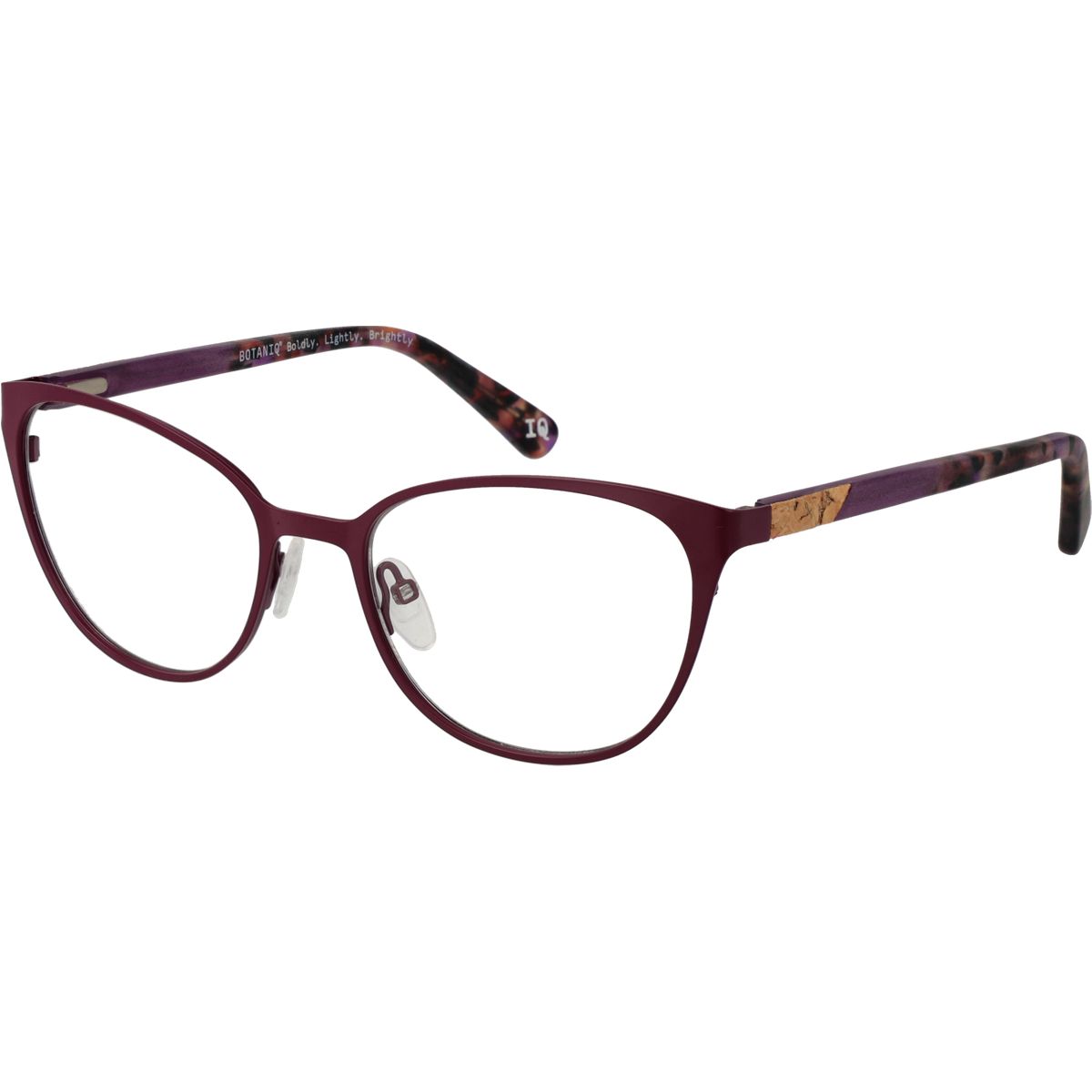Elegante Cat-Eye Metallbrille