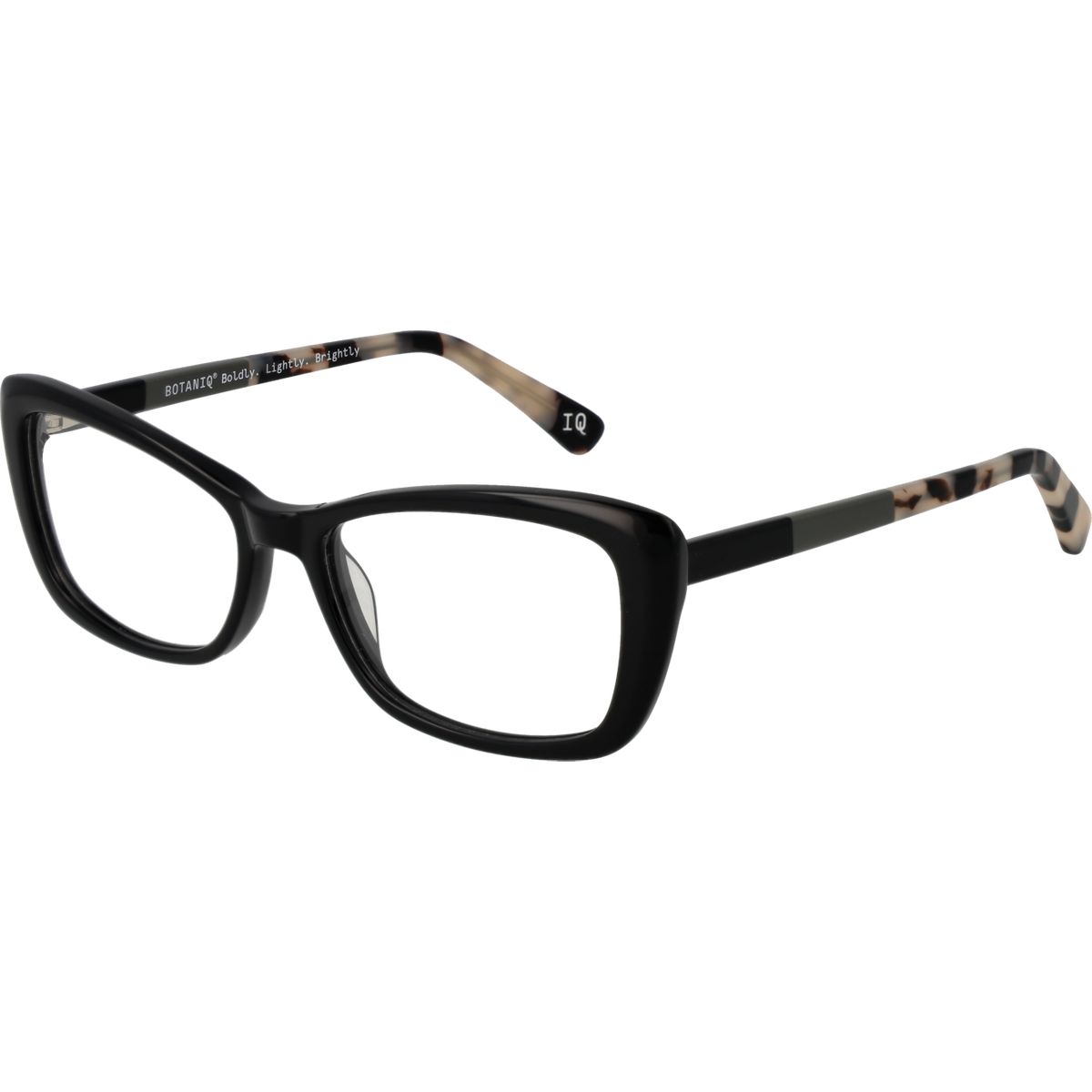 Schwarze Cat-Eye-Brillenfassung
