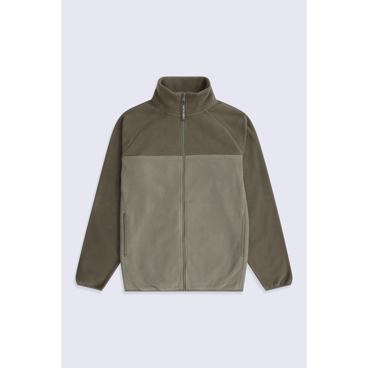 Mountain Warehouse - "Stockholm" Fleecejacke Durchgehender Reißverschluss für Herren (Helles Khaki)