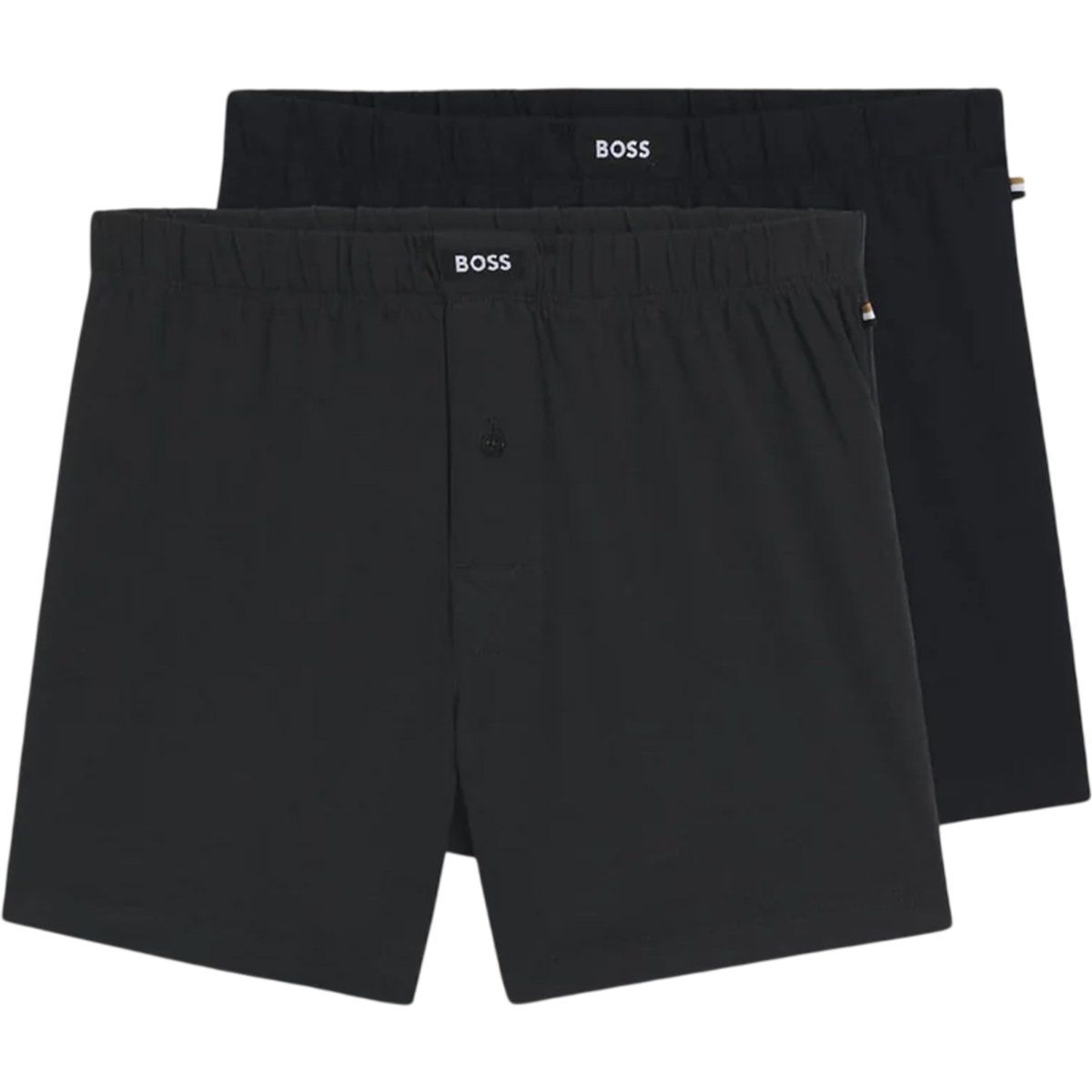 Stretch Baumwoll Boxershorts Zweierpack