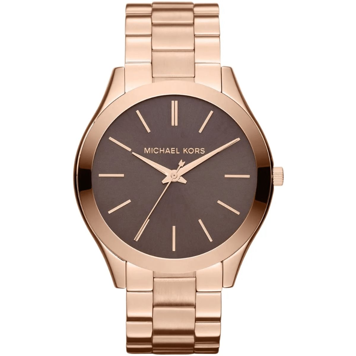 Elegante roségoldene Damenuhr