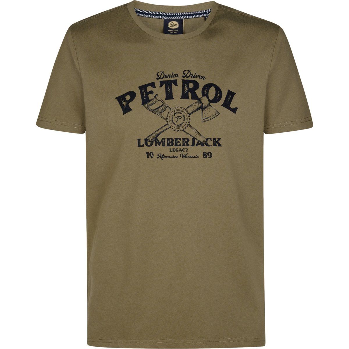 Klassisches Lumberjack T-Shirt mit Grafikprint