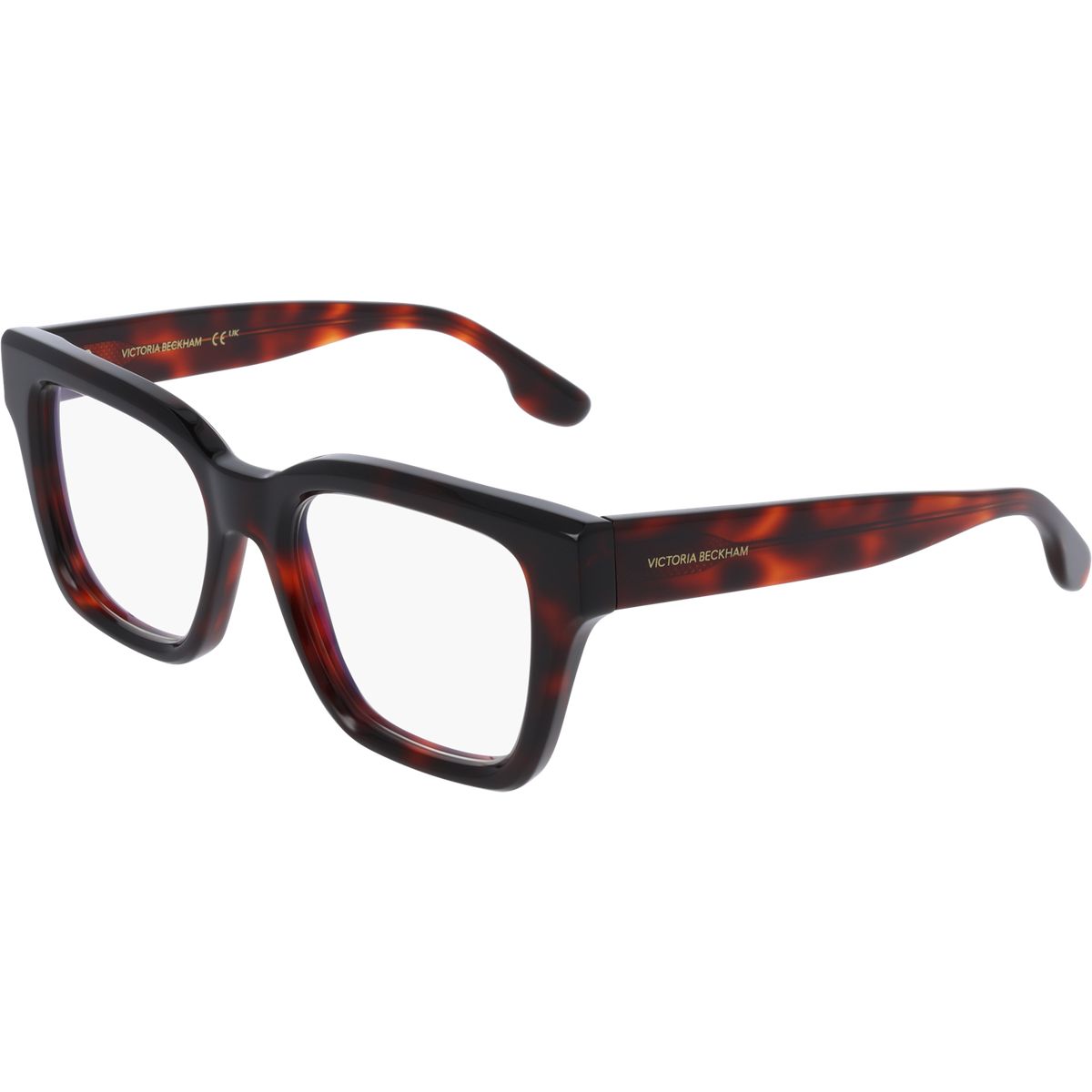 Markante eckige Schildpatt-Brille