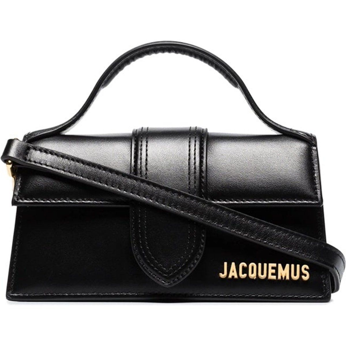 Strukturierte Ledertasche mit Griff