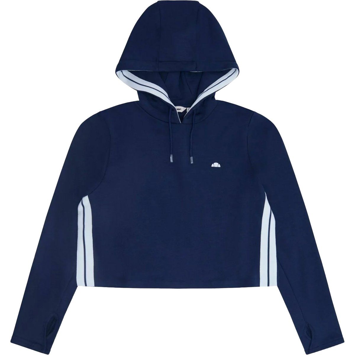 Ellesse - "Neise" Kapuzenpullover für Damen, kurz geschnitten (Marine)