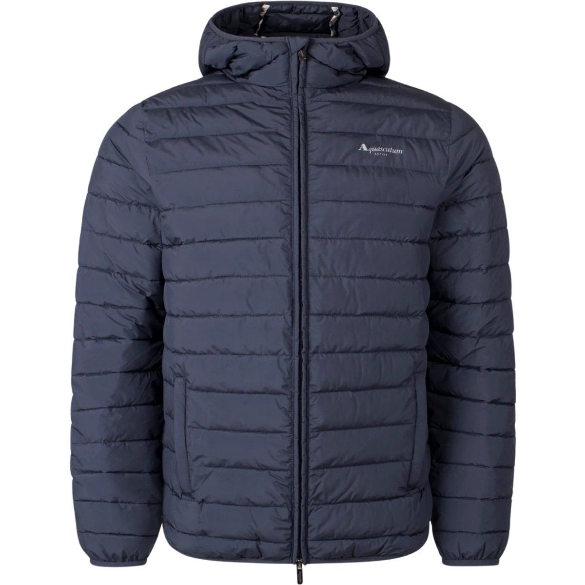 Leichte Herren Steppjacke mit Kapuze