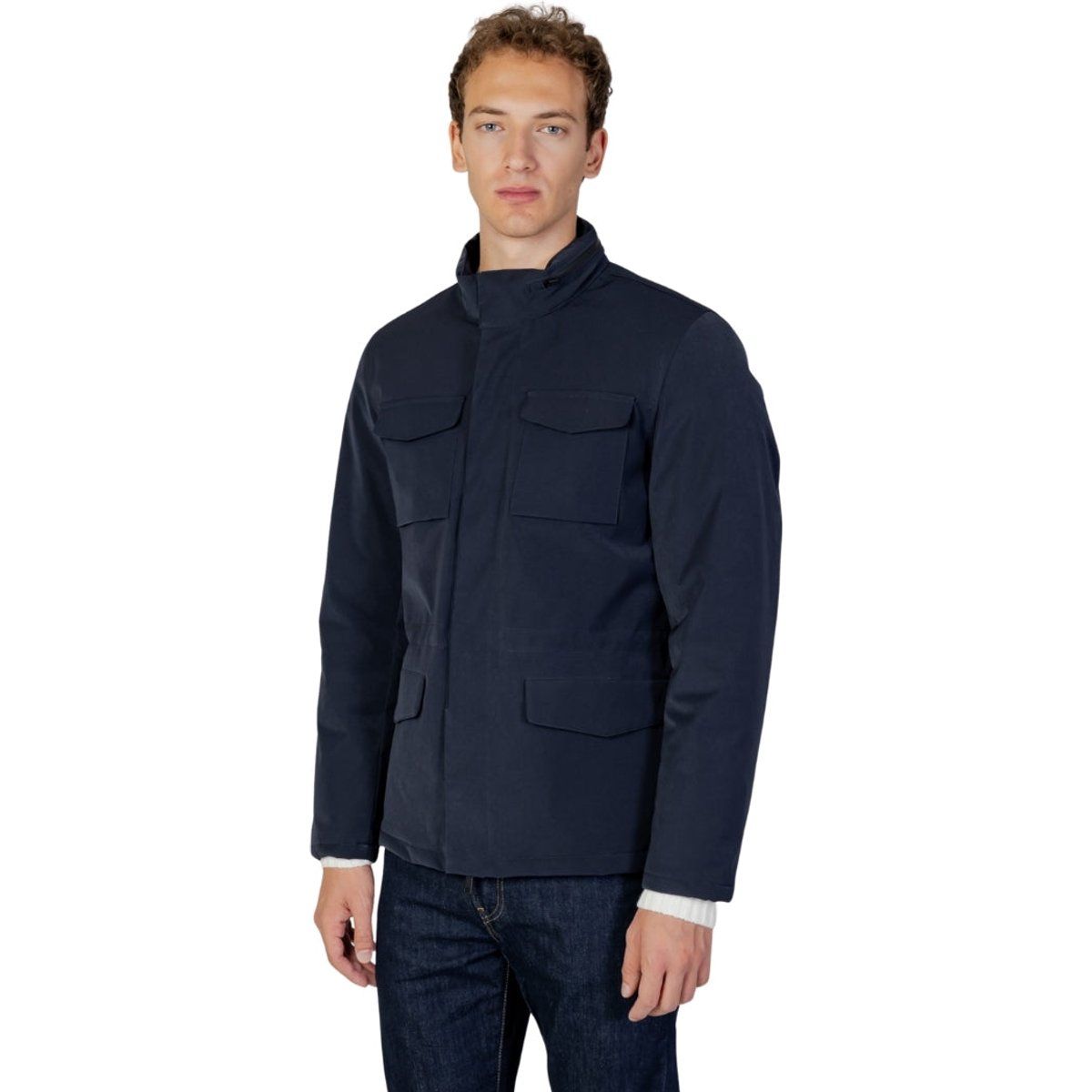 Aquascutum Marineblaue Feldjacke