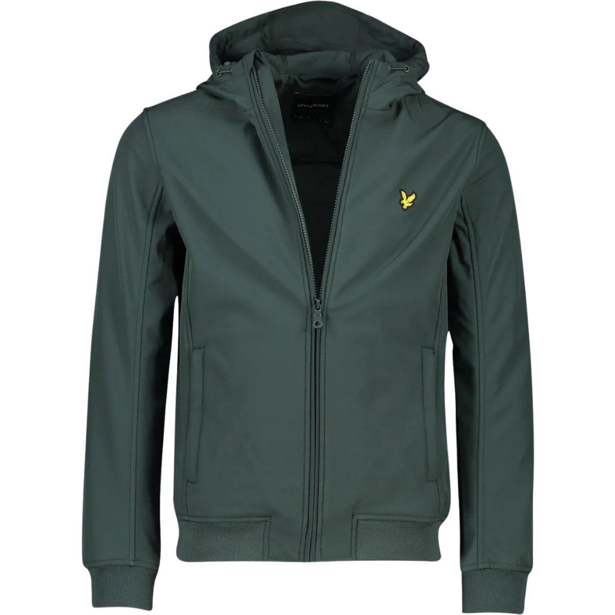 Kapuzen-Softshelljacke mit Fleece-Futter