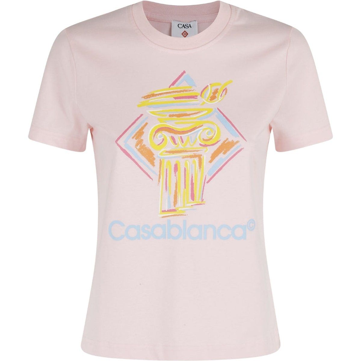 Baumwoll-T-Shirt mit Grafikprint