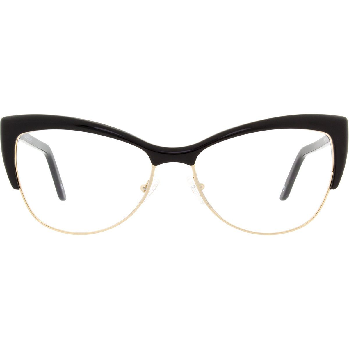 Katzenaugen-Brille mit Metalldetail