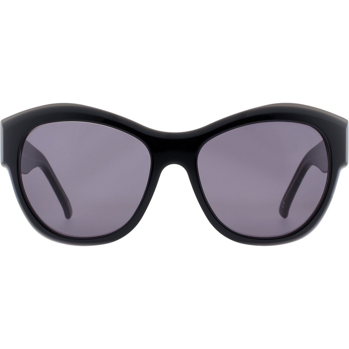 Schwarze, klobige Cat-Eye Sonnenbrille
