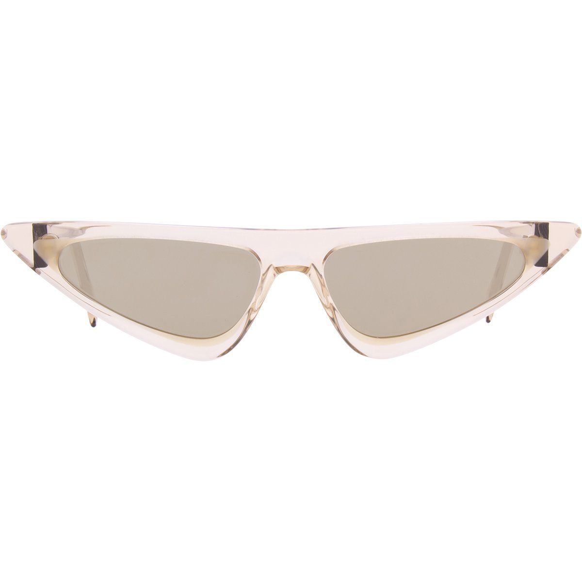 Scharfe geometrische Flügel-Sonnenbrille