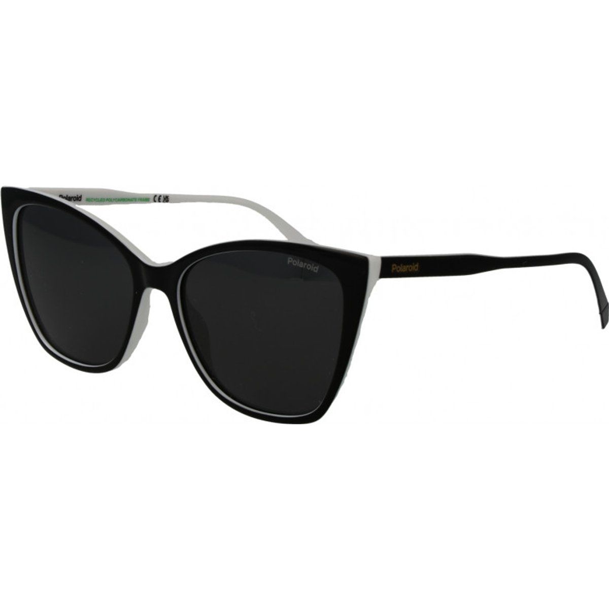 Cat-Eye Sonnenbrille mit silbernem Akzent
