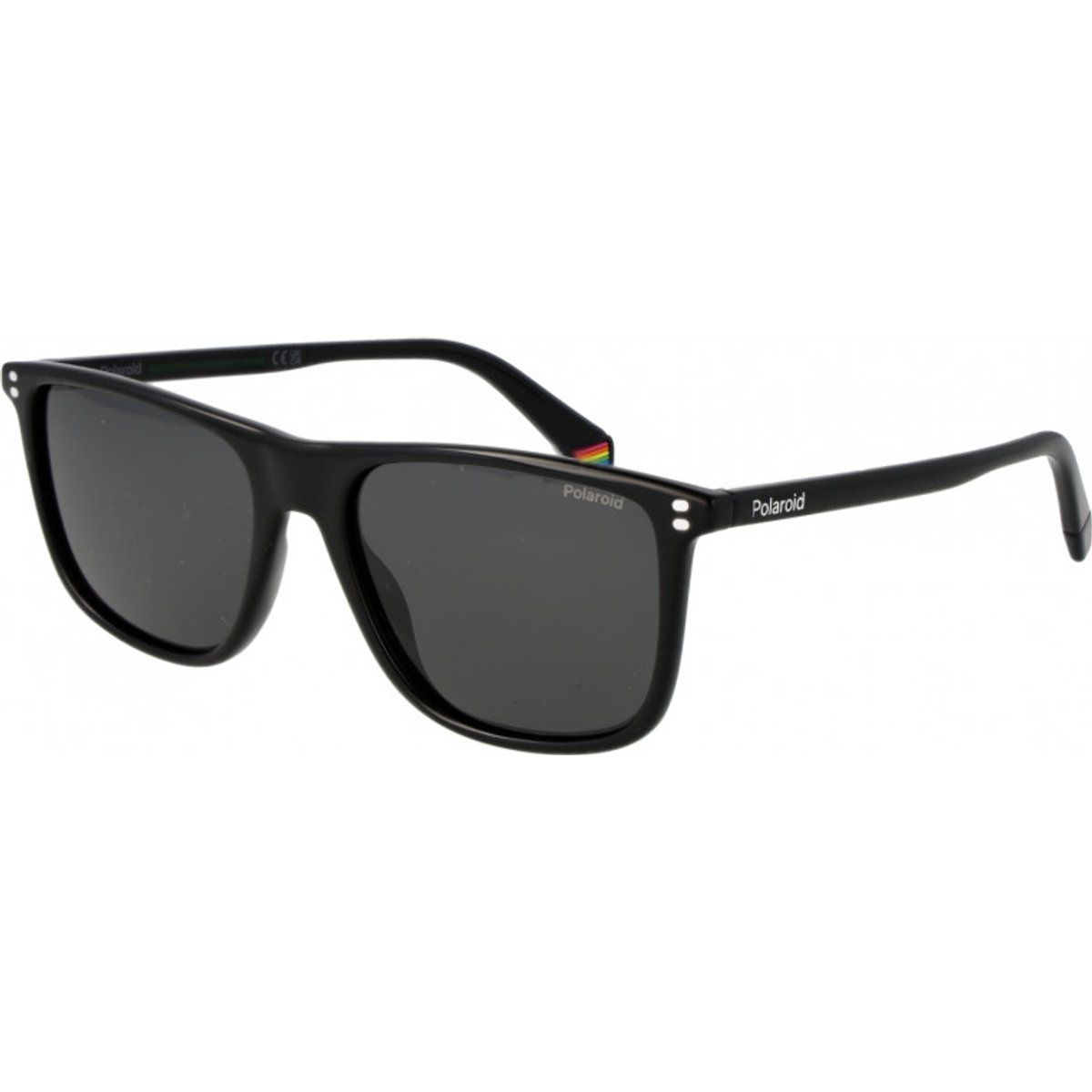 Klassische, schwarze, rechteckige Sonnenbrille