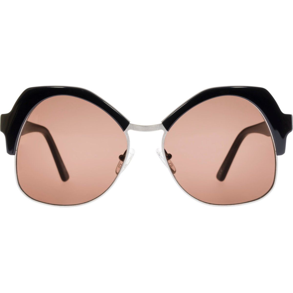 Übergroße Butterfly-Sonnenbrille mit getönten Gläsern