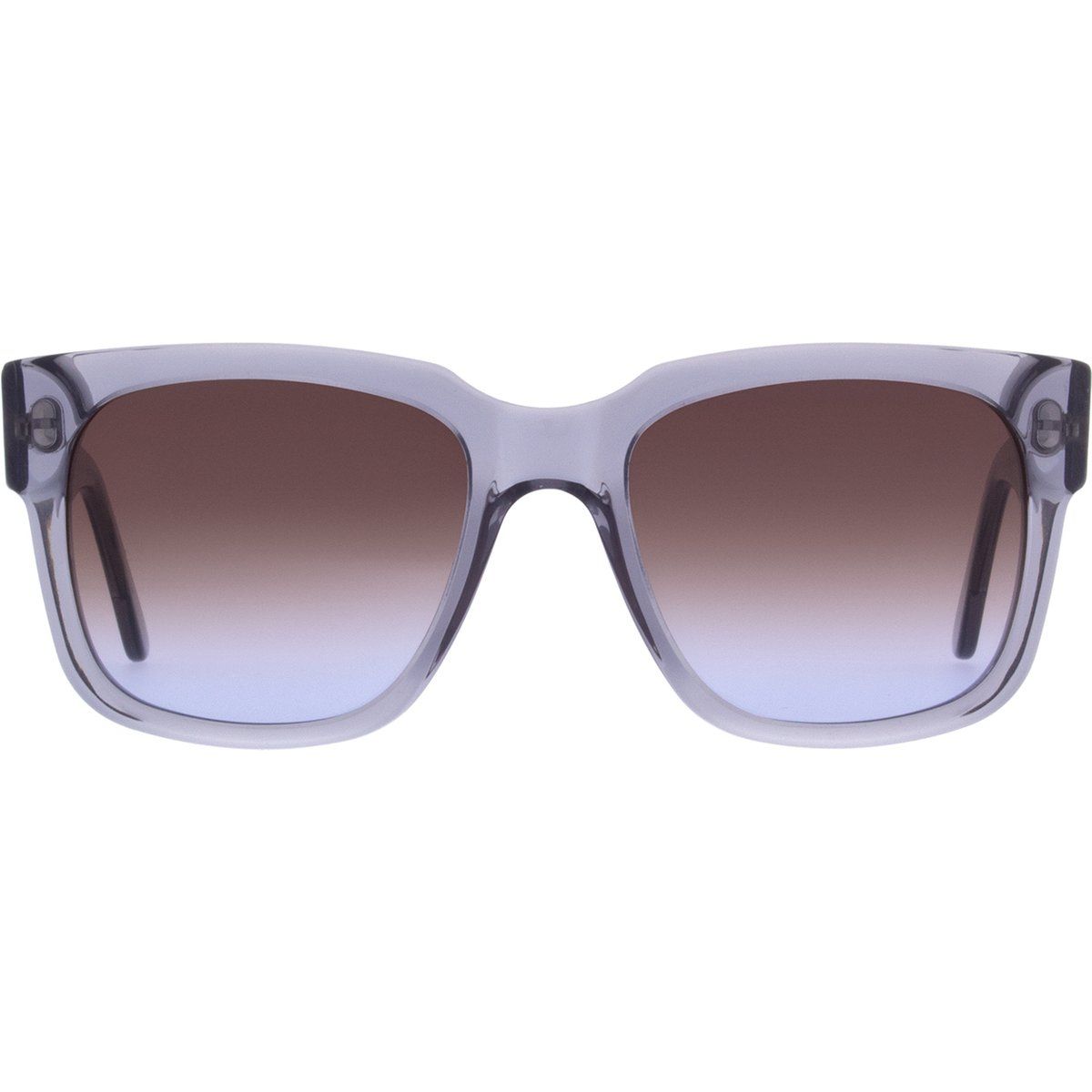 Sonnenbrille mit quadratischem Rahmen und Farbverlauf