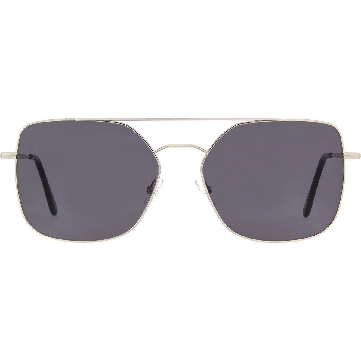 Quadratische Pilotenbrille mit Metallrahmen