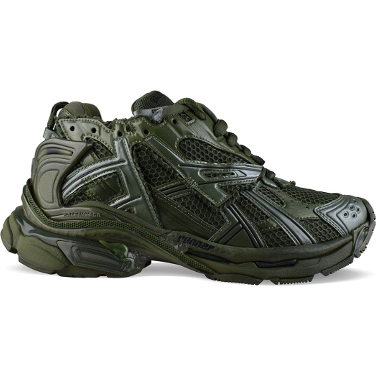Mehrlagige Mesh-Runner-Sneaker
