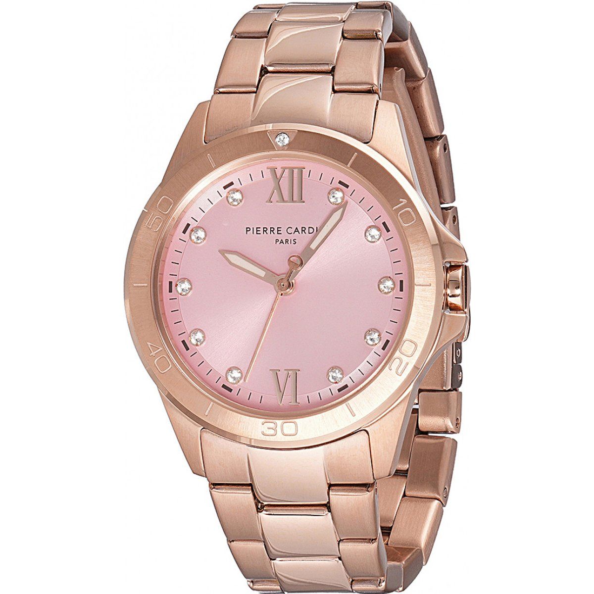 Elegante Damenuhr in Roségold