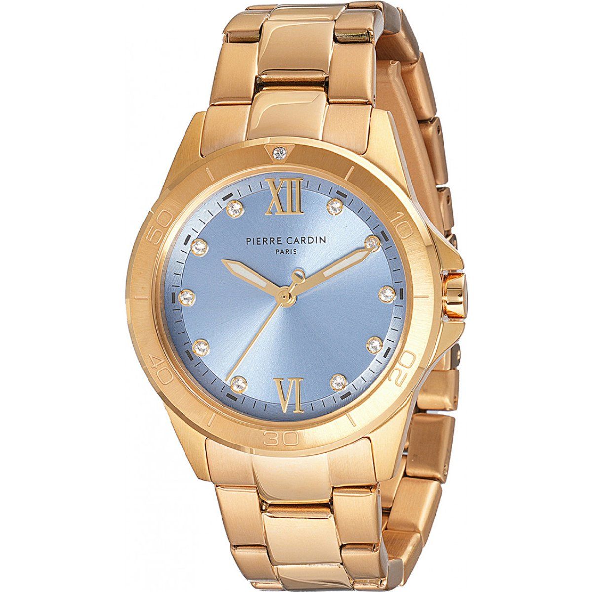 Pierre Cardin Goldfarbene Damenuhr