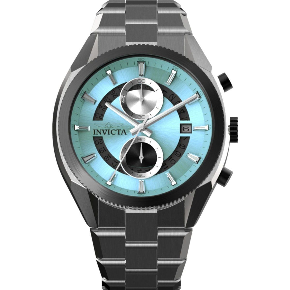 Edelstahl-Chronographenuhr