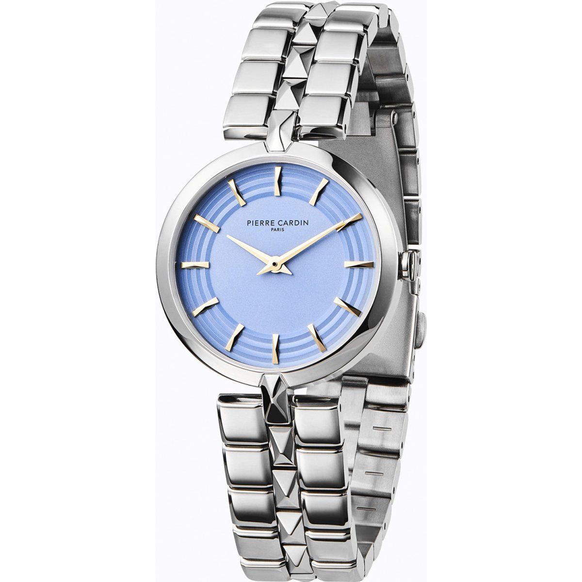 Pierre Cardin Armbanduhr mit blauem Zifferblatt