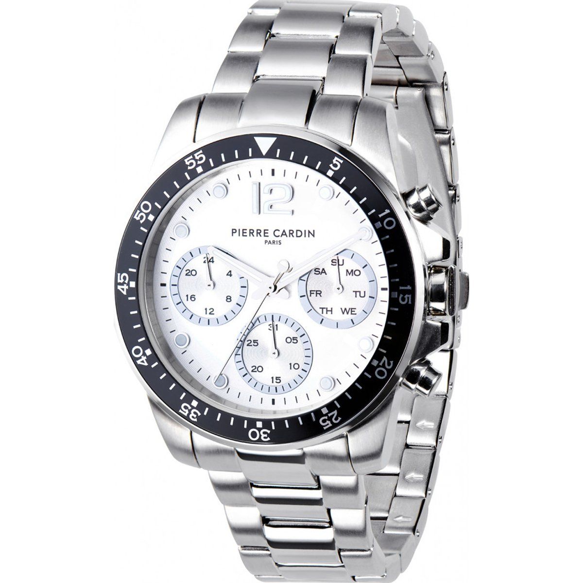 Herren-Chronograph-Uhr aus Edelstahl