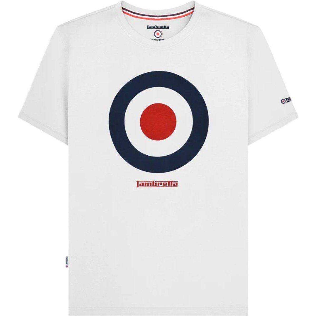 Baumwoll T-Shirt mit Zielscheiben-Grafik