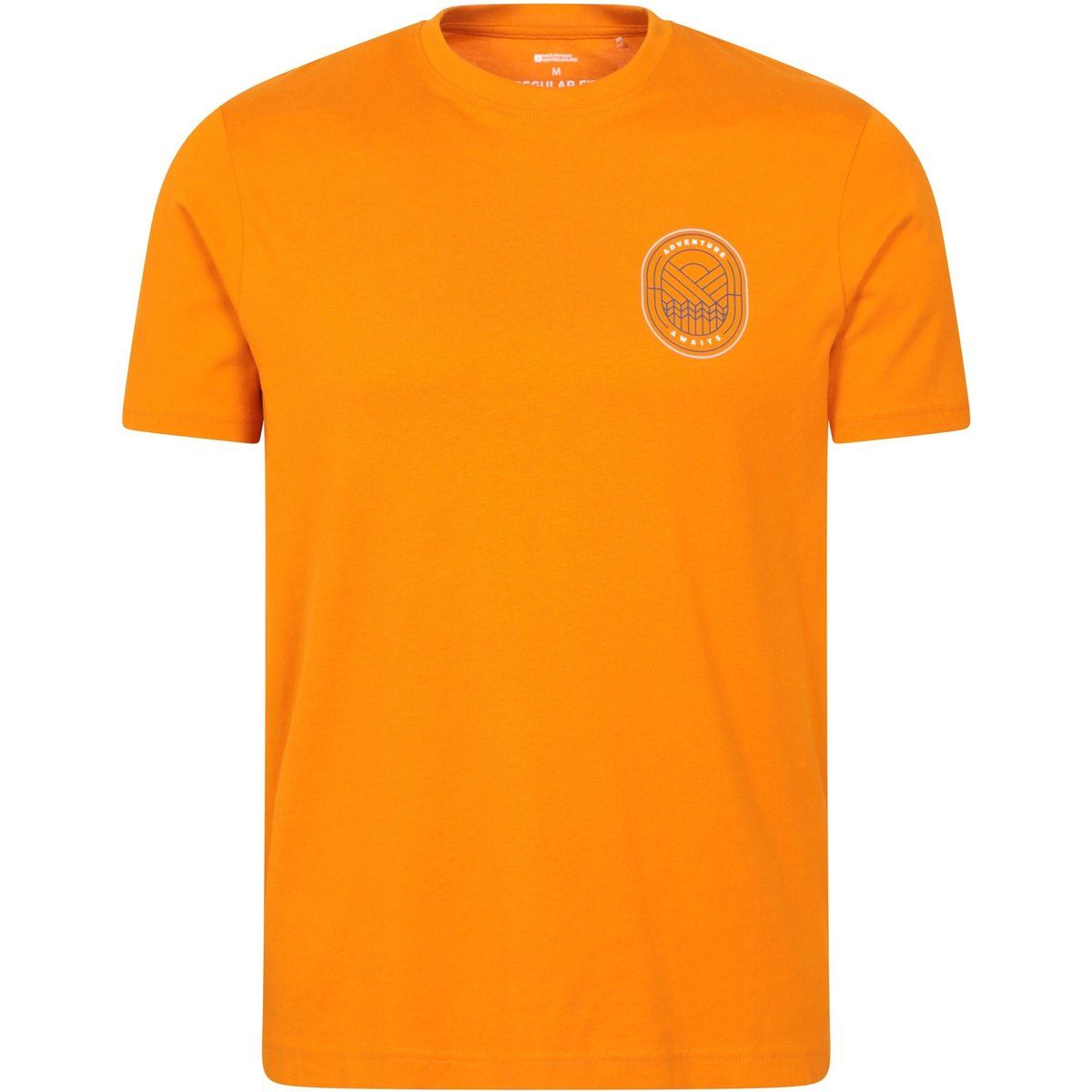 Mountain Warehouse - "Adventure Awaits" T-Shirt für Herren (Leuchtend Orange)