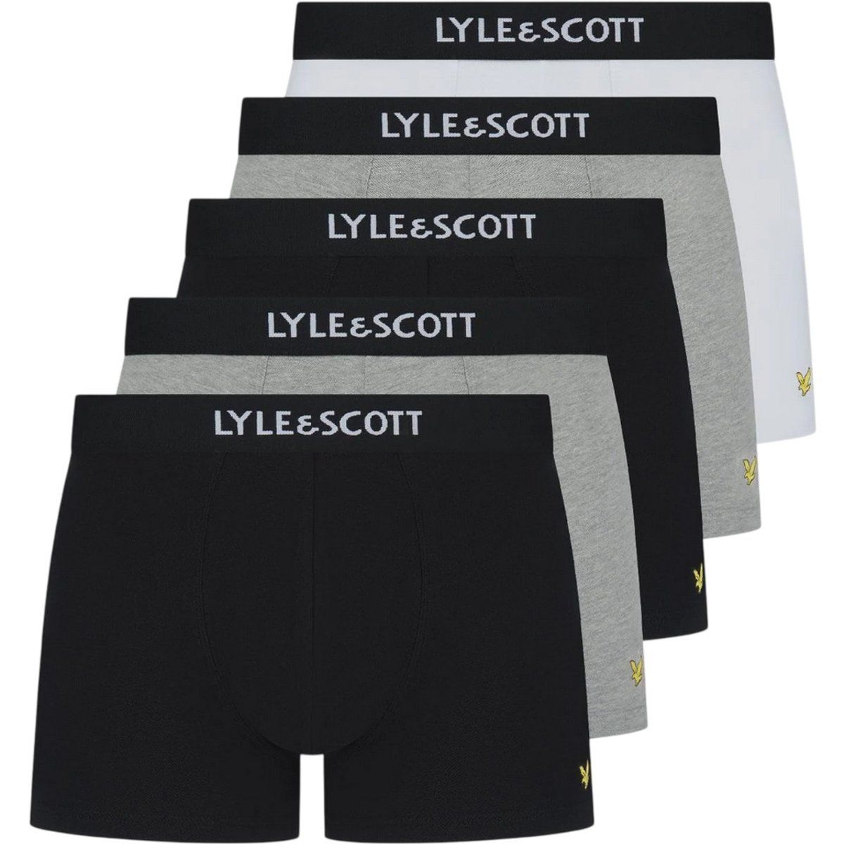 Herrenfarbene Boxershorts im Mehrpack