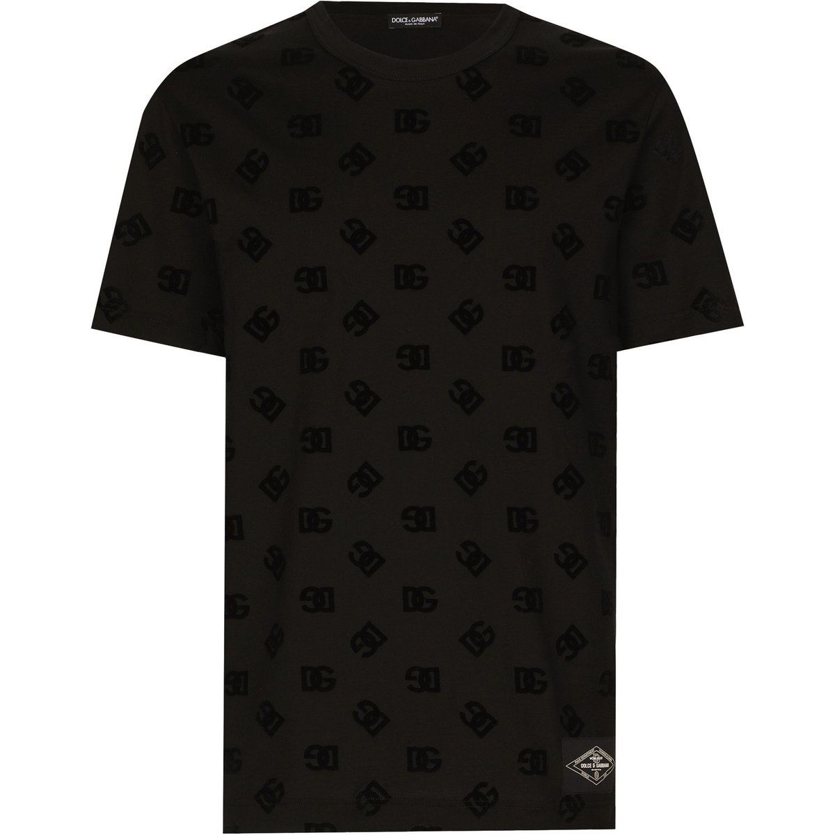 T-Shirt mit Logo-Prägung und Rundhalsausschnitt