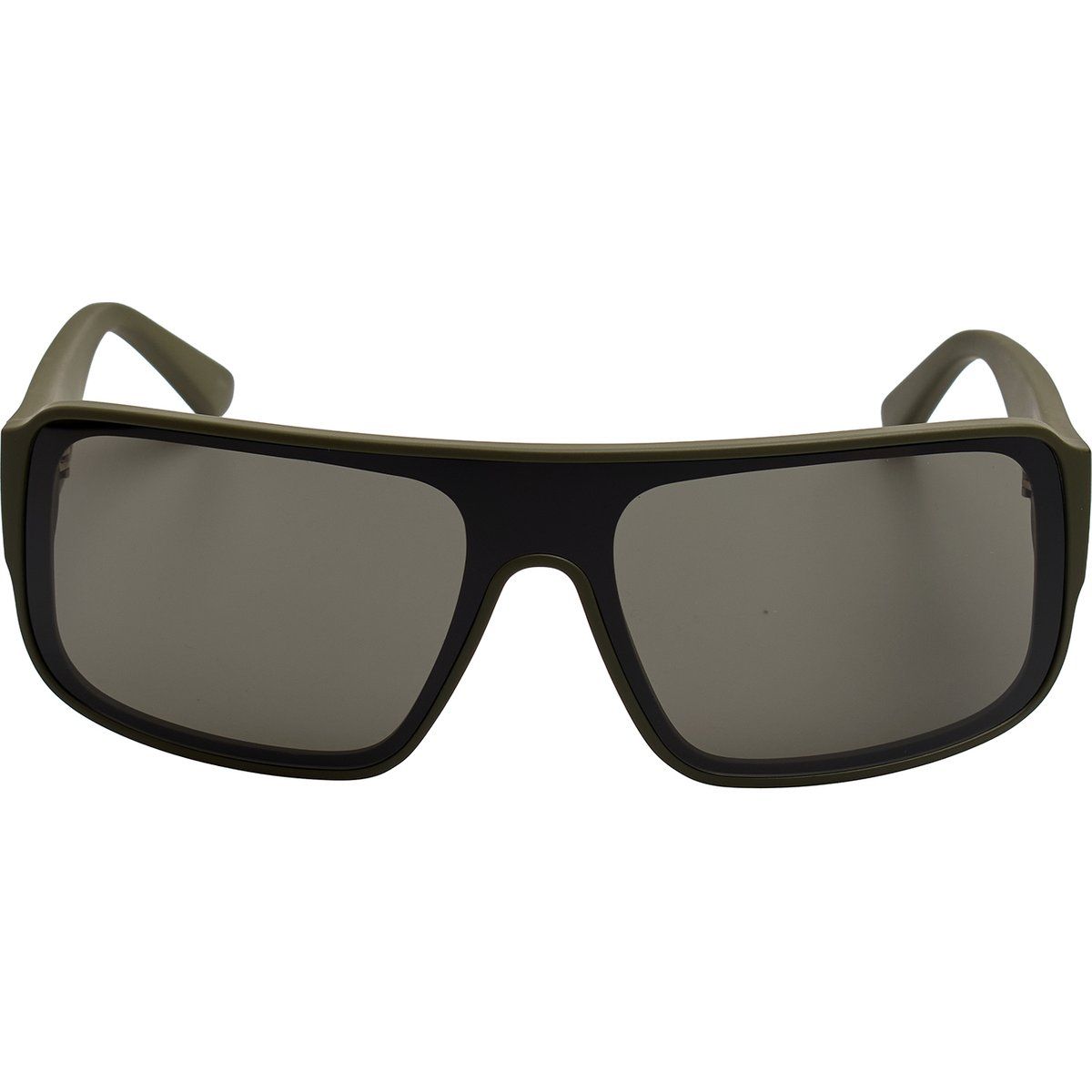 Rechteckige Sonnenbrille mit breitem Rahmen