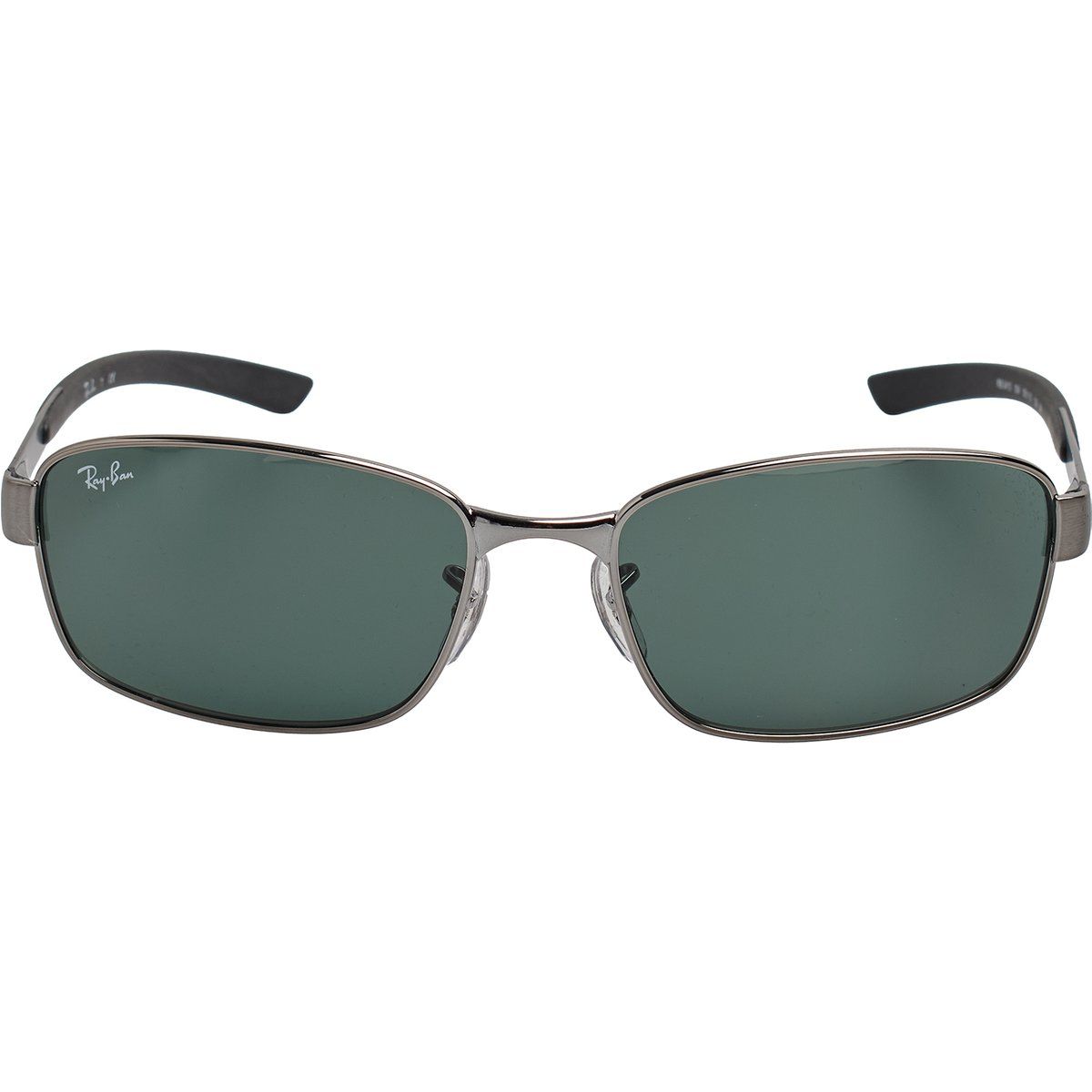 Rechteckige Herren-Sonnenbrille aus Metall