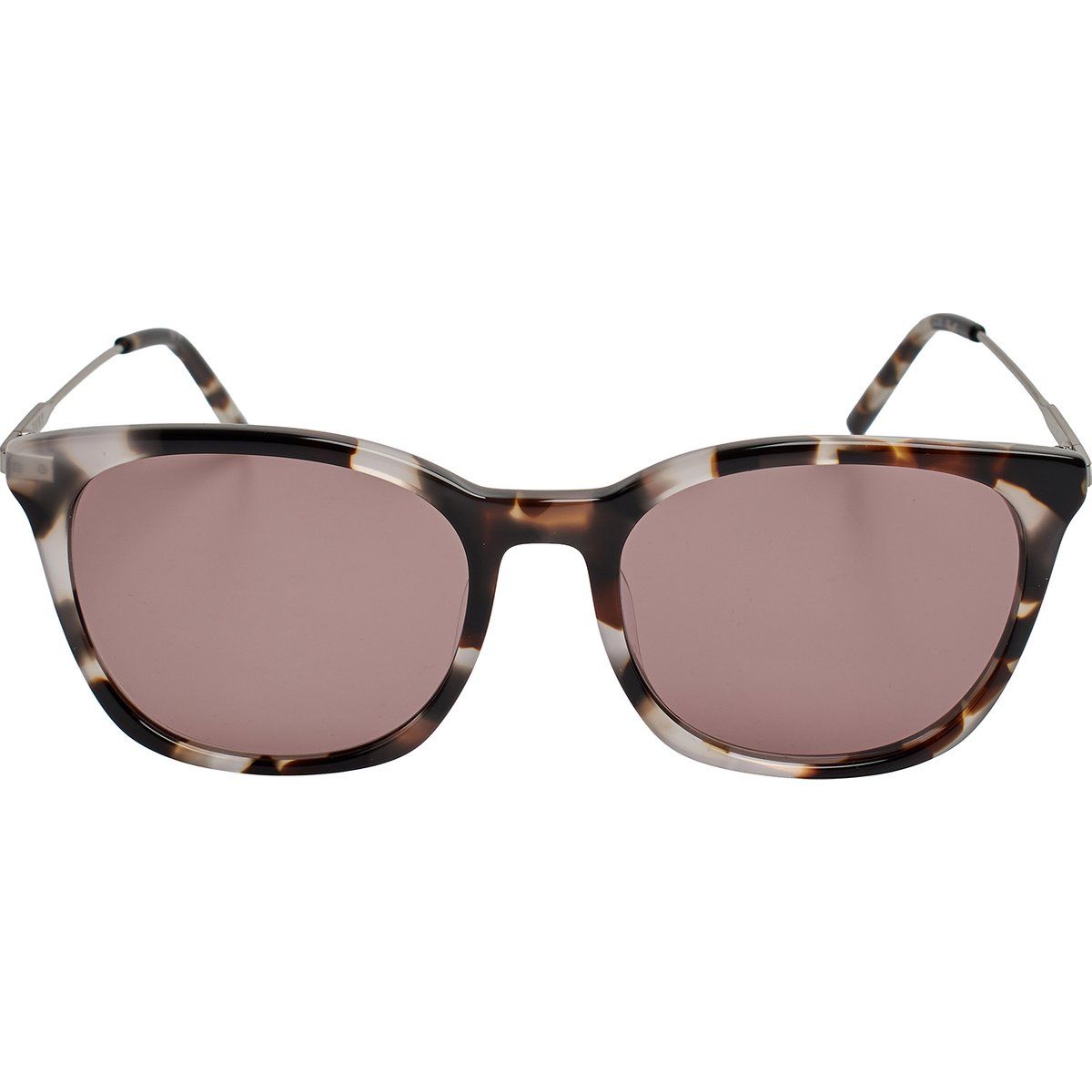 Sonnenbrille mit eckigem Acetatrahmen