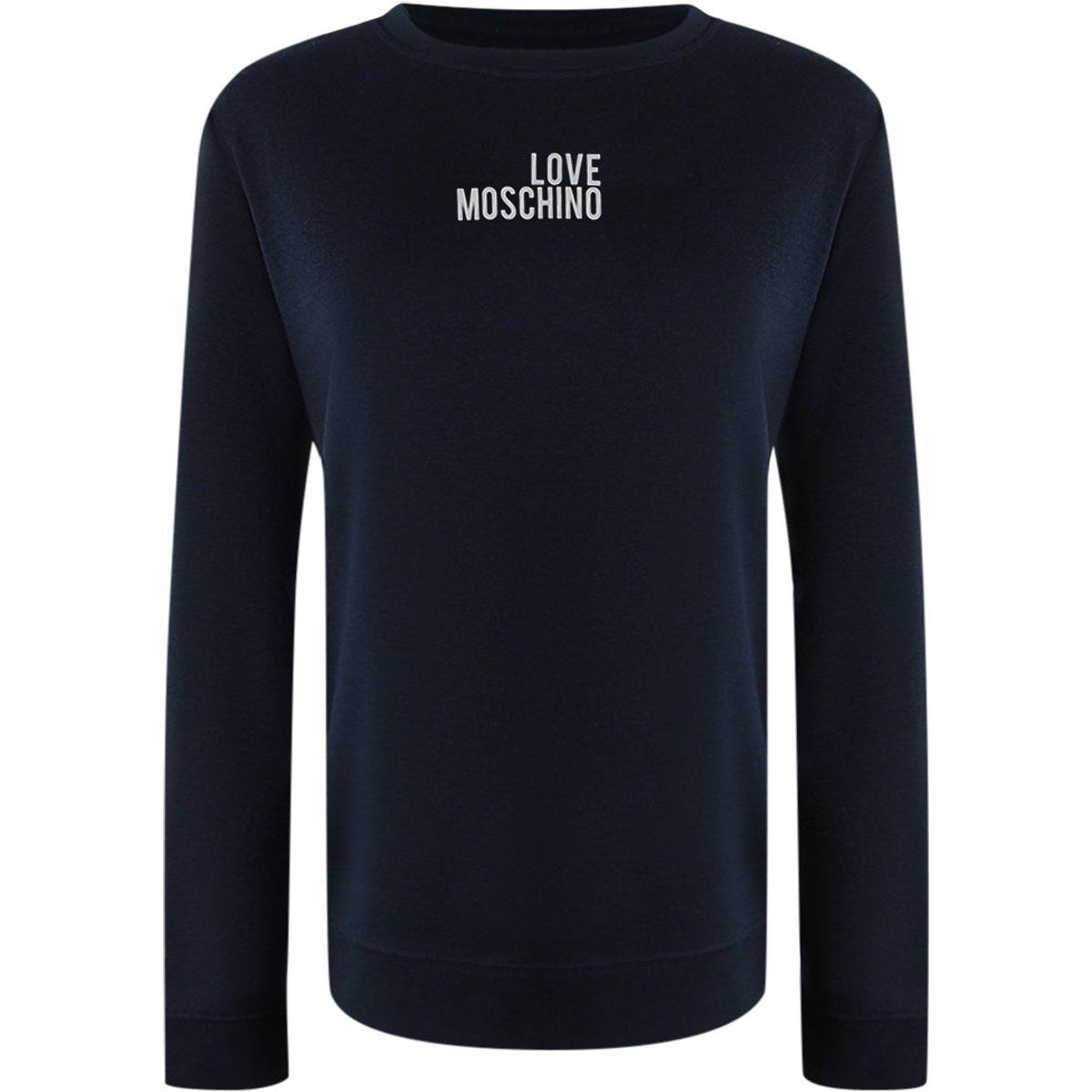 Klassisches marineblaues Langarm-Sweatshirt