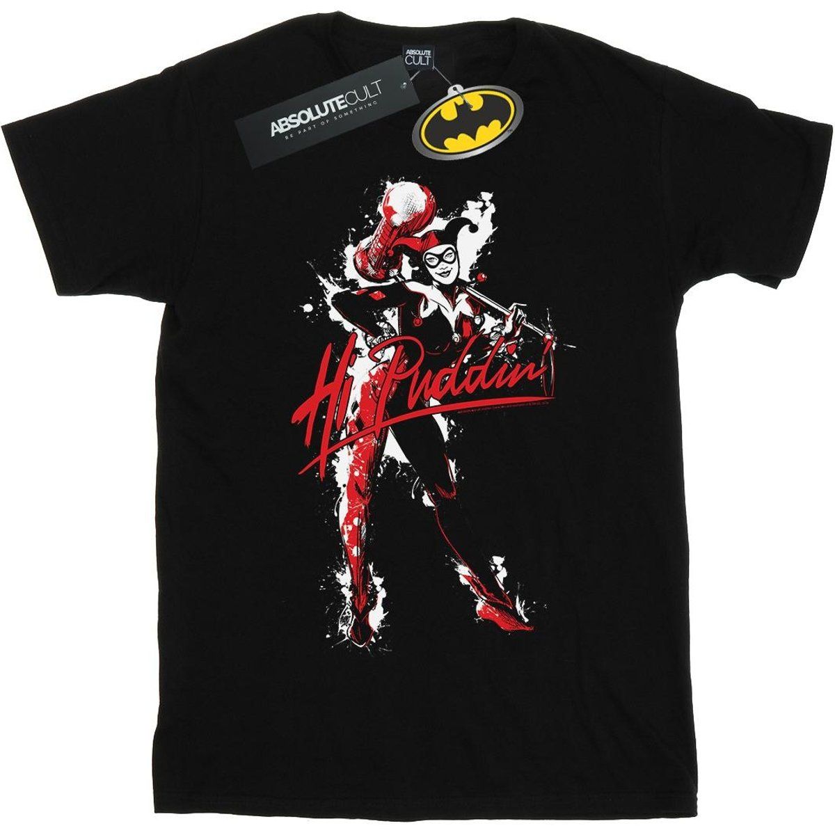 DC Comics - "Hi Puddin" T-Shirt für Herren (Schwarz)