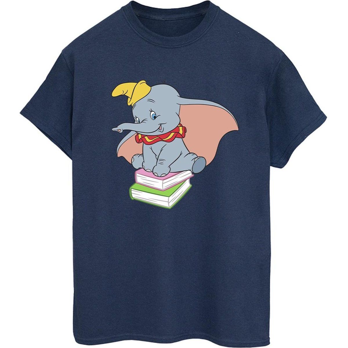 Disney - "Sitting On" T-Shirt für Damen (Marineblau)