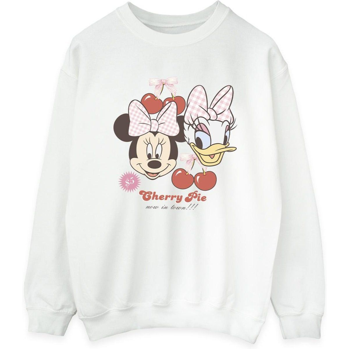 Disney - "Cherry Pie" Sweatshirt für Damen (Weiß/Weiß)
