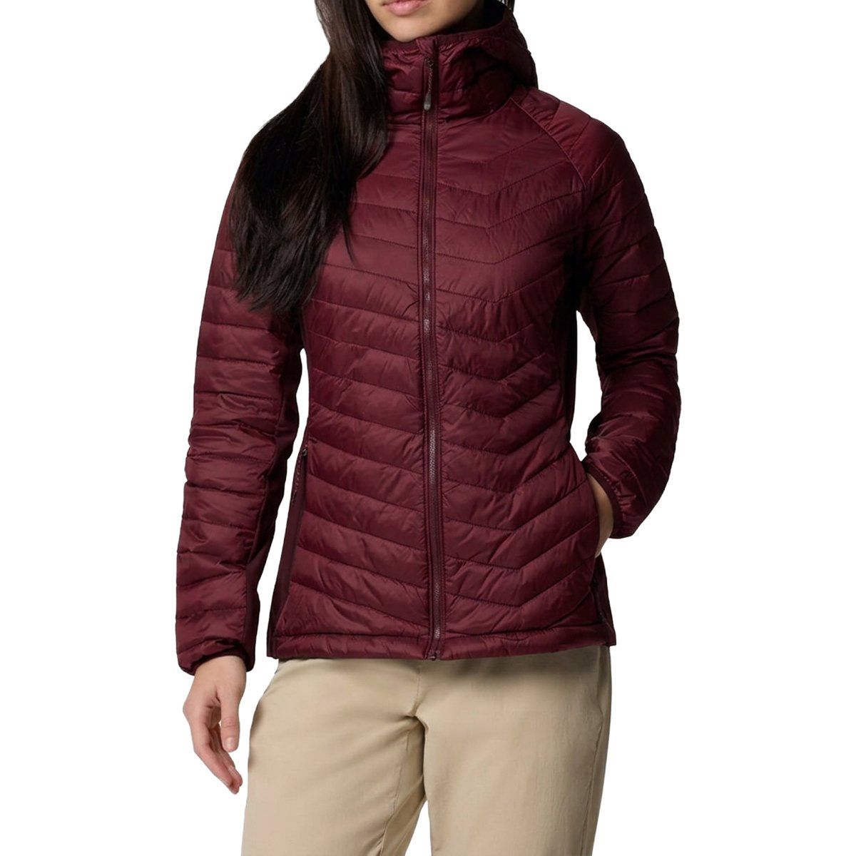 Hybrid Wattierte Jacke mit Kapuze