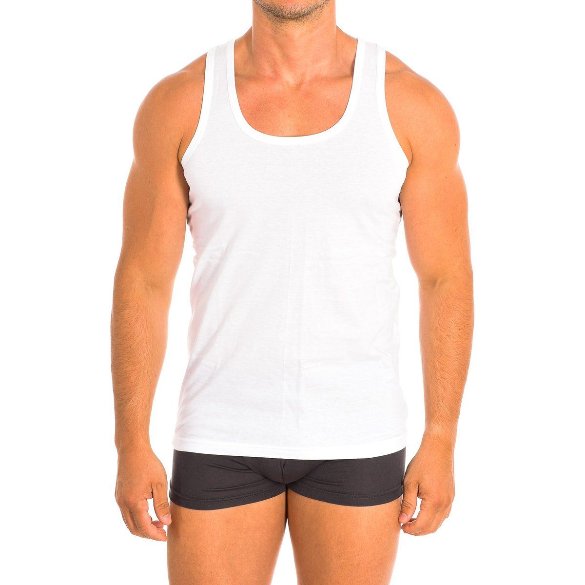 Herren Bambus Unterhemd Tank Top