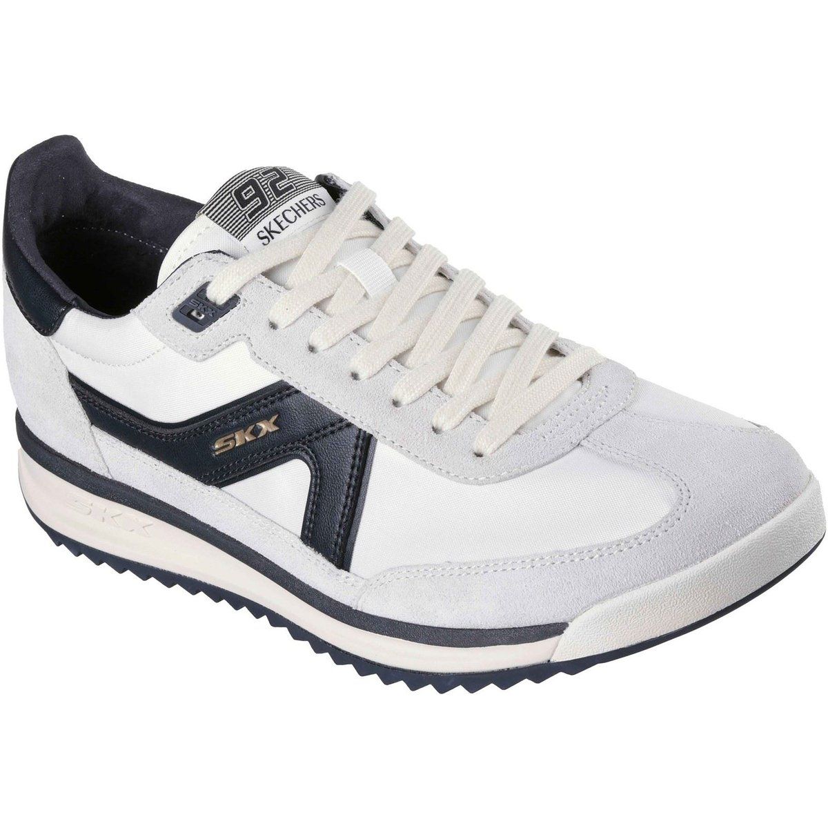 Skechers SKX 92 Spective Leder Herren Weiß/Schwarz Sneaker