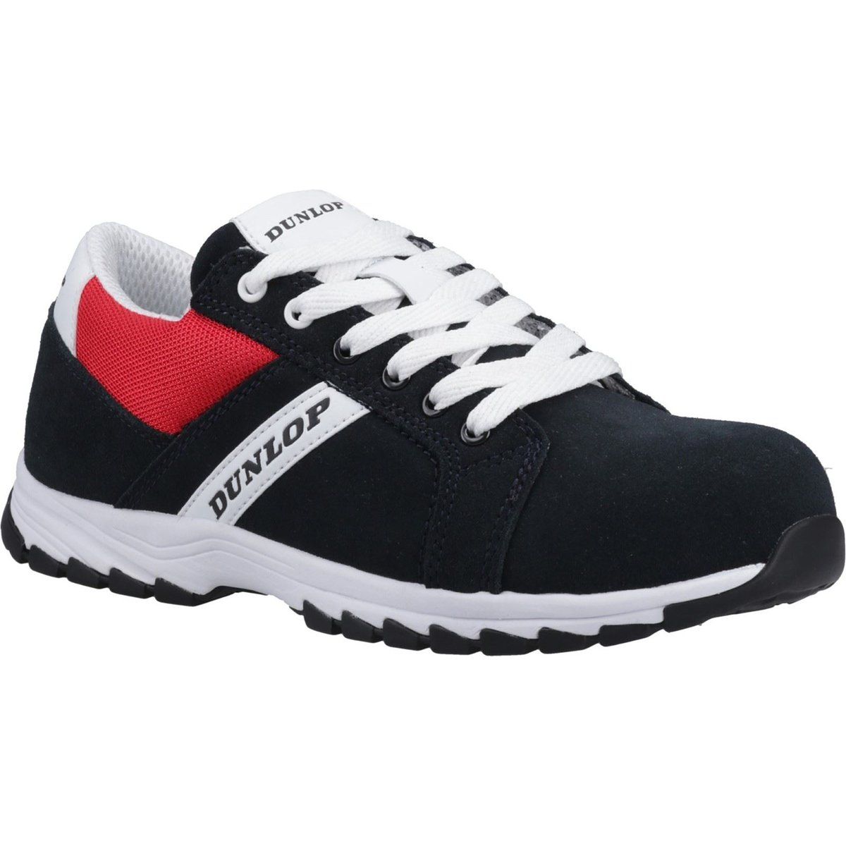 Dunlop Street Response Wildlederschuhe für Herren in Dunkelblau/Rot/Weiß mit Sicherheitsfunktion