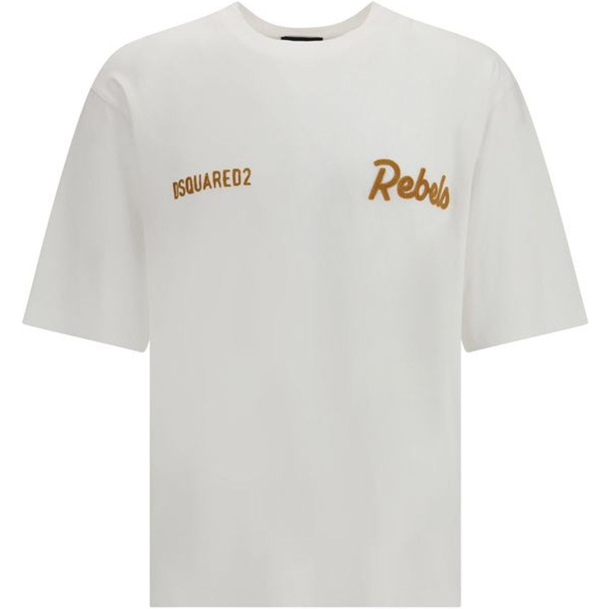 Locker geschnittenes T-Shirt mit Logo