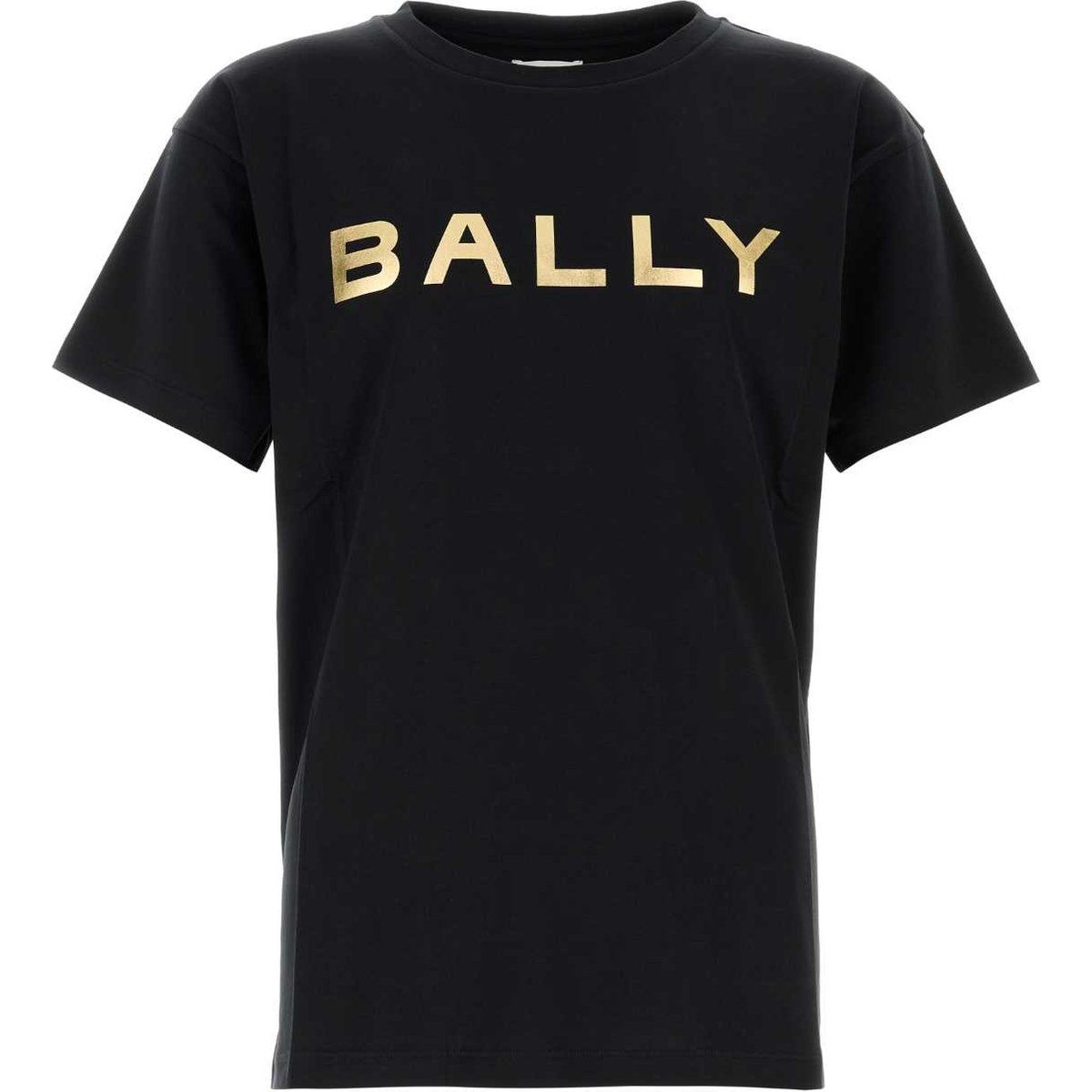 Klassisches Baumwoll-T-Shirt mit Logo-Print