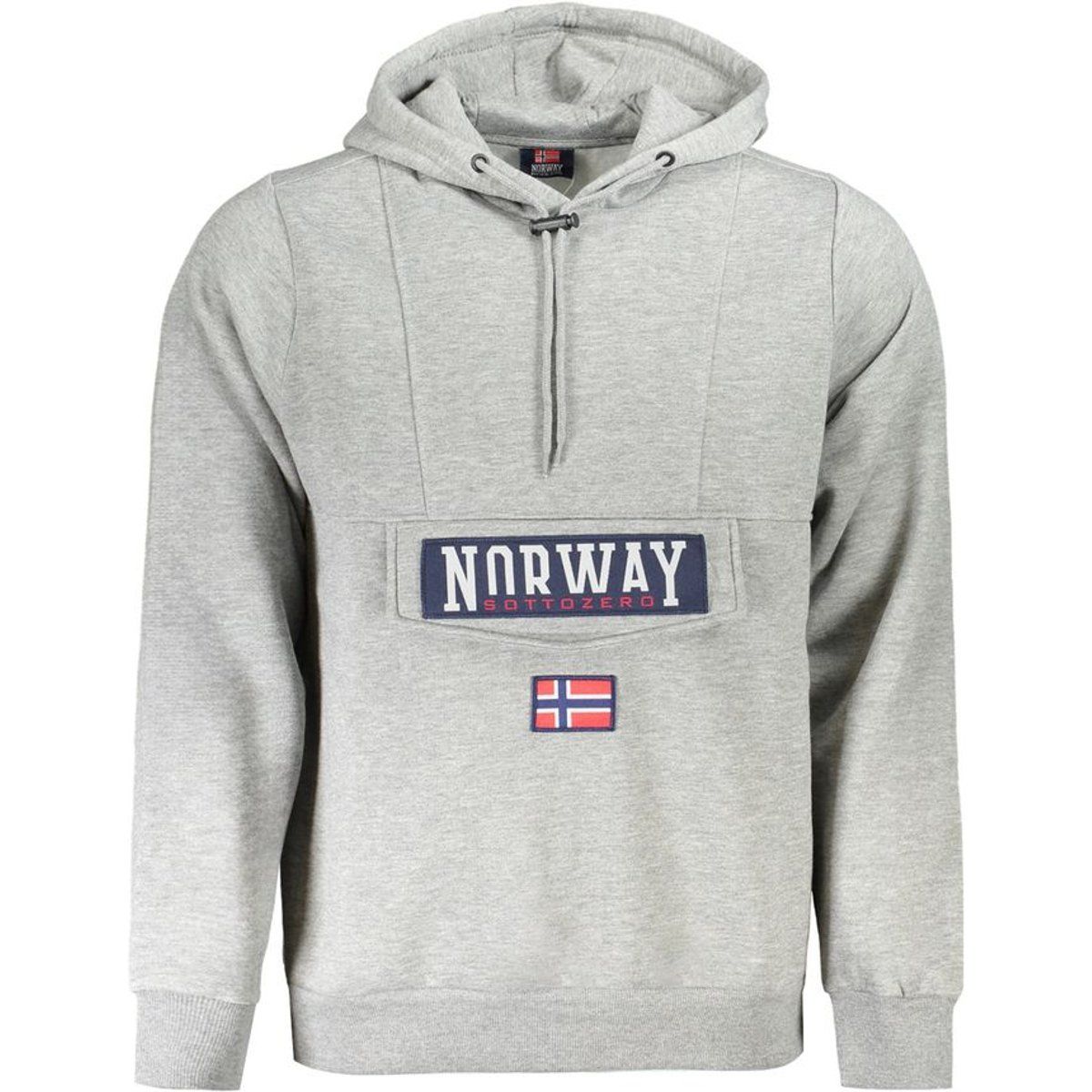 Lässiger Kapuzenpullover mit Norwegen-Logo