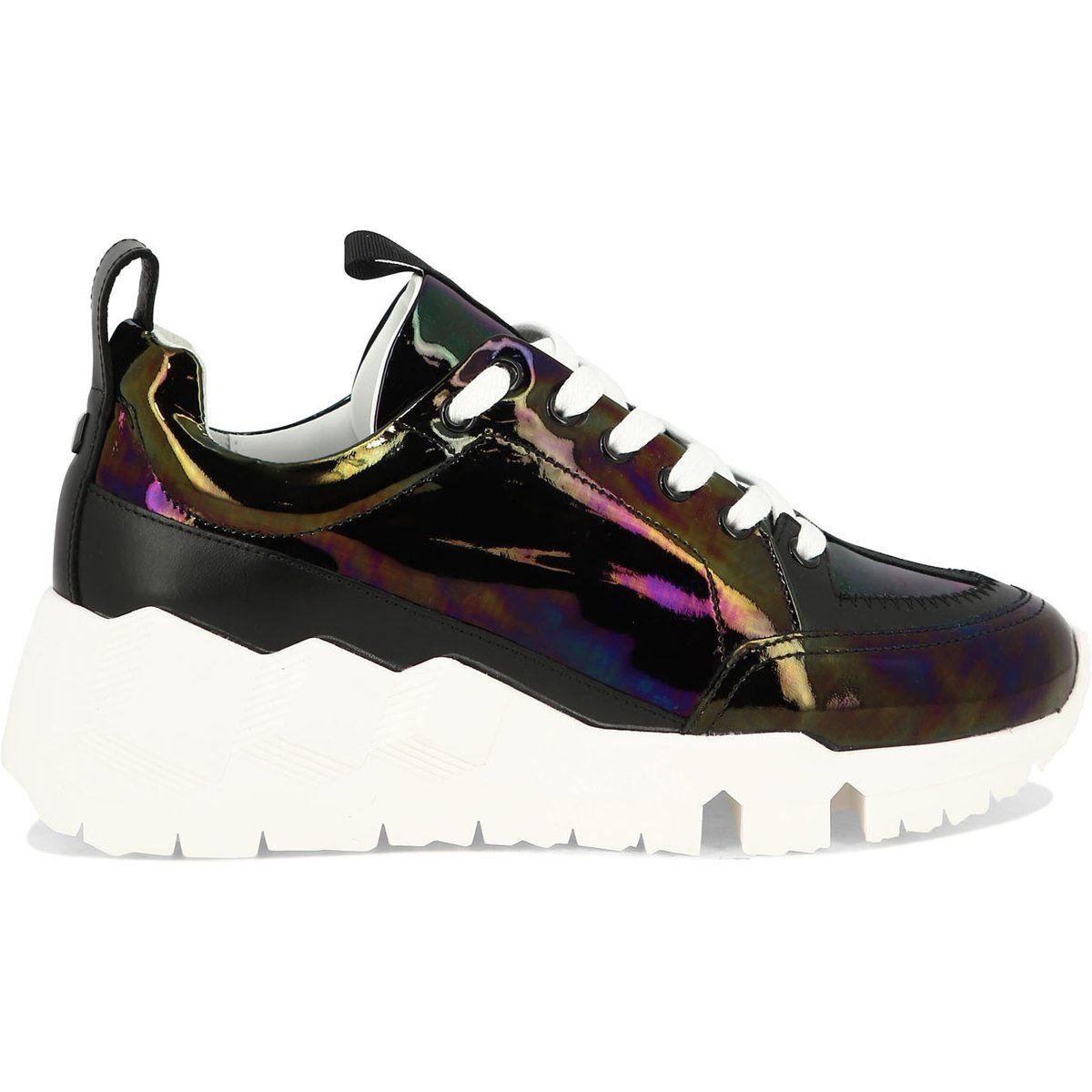 Iridescent Klobige Sohle Mode Sneakers