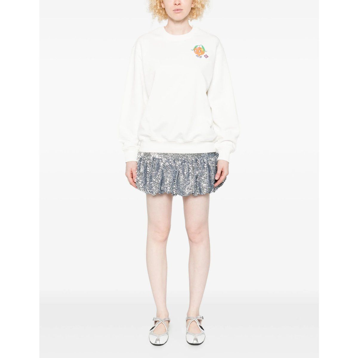 Sweatshirt mit Grafik-Print und Rundhalsausschnitt